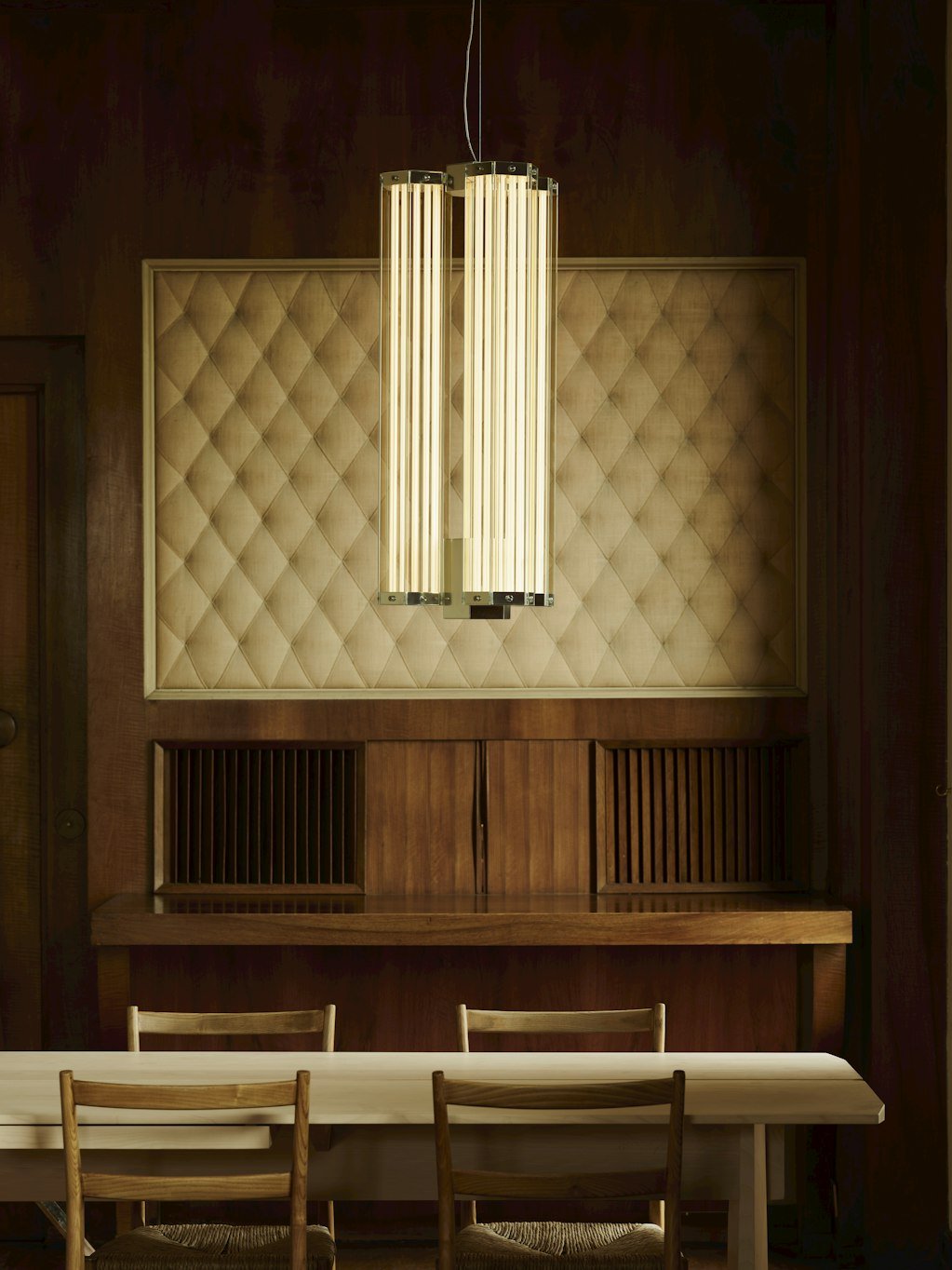 Hexagonal Glass Pendant Lamp by Bling Lighting Studio