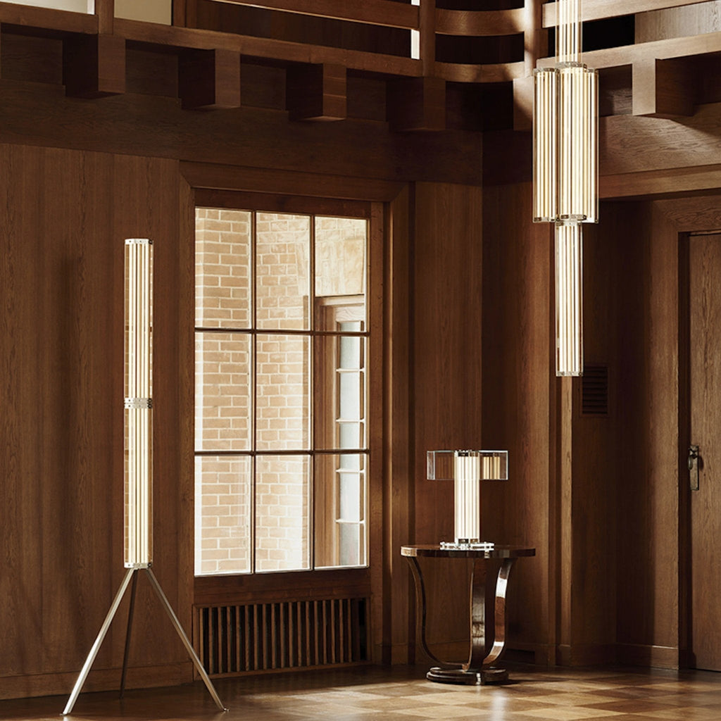 Hexagonal Glass Pendant Lamp by Bling Lighting Studio