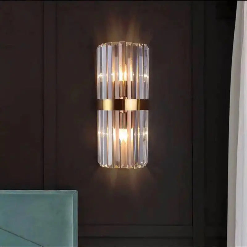 Hilda Crystal Wall Sconce Lighting - Bling Lighting Studio