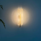 Husk Alabaster Wall Sconce by Bling Lighting Studio