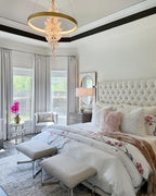 Modern Art Design Vertical Flower Chandelier for Low-ceiling by Bling Lighting Studio