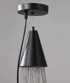 Indoor White Glass Bubble Pendant Ceiling Fixture for high ceiling staircase and foyer lighting