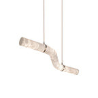 Infinity Alabaster Pendant Lamp by Bling Lighting Studio