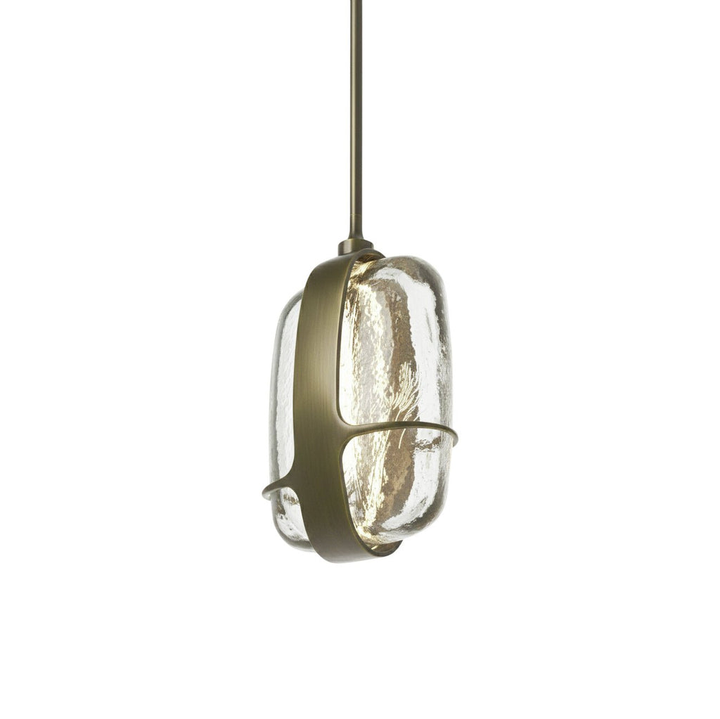 Ardin Textured Glass Pendant Lamp by Bling Lighting Studio