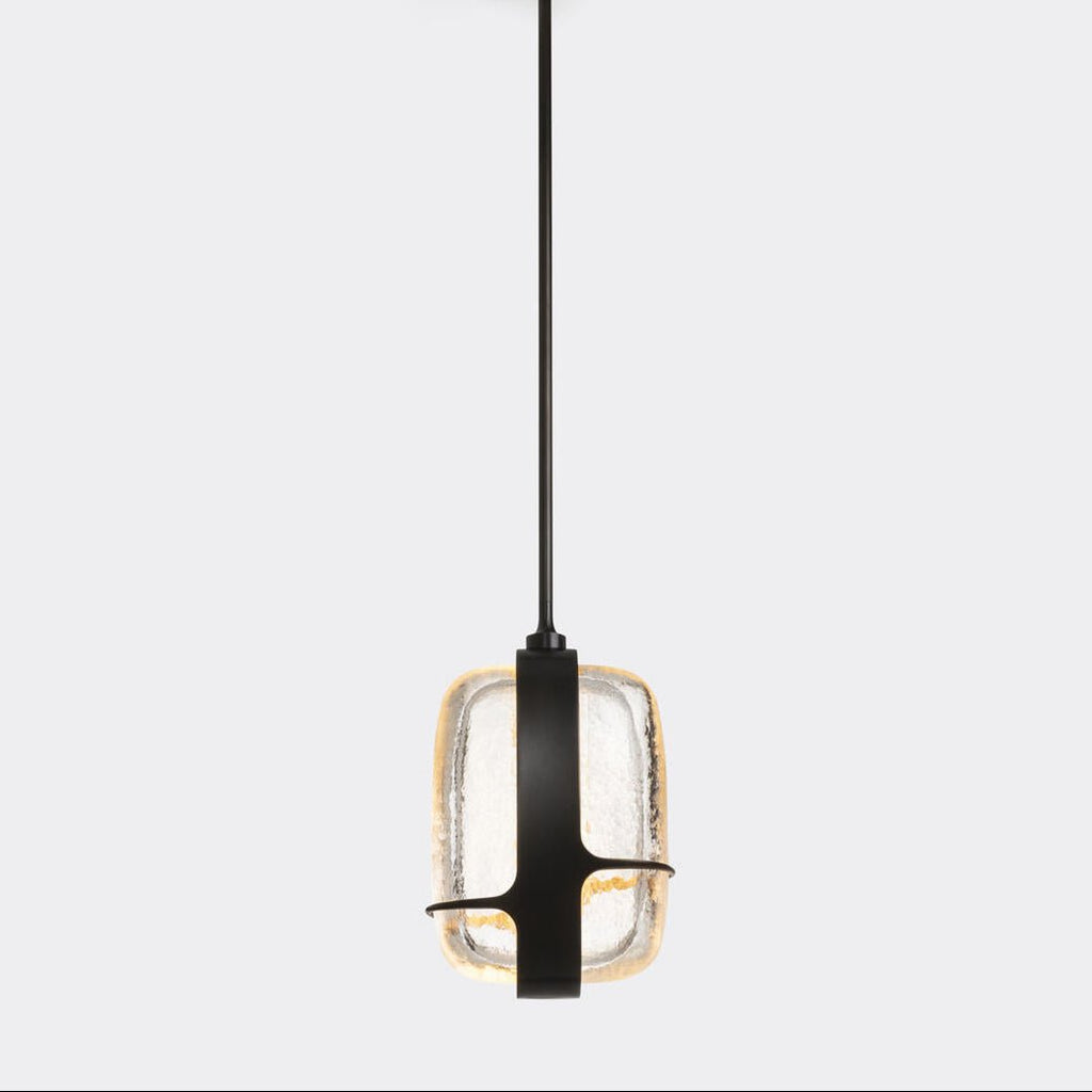 Ardin Textured Glass Pendant Lamp by Bling Lighting Studio