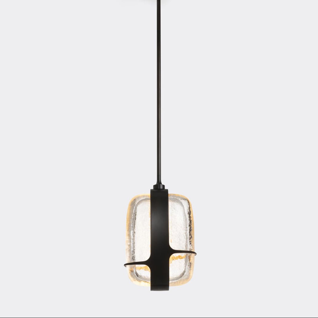 Ardin Textured Glass Pendant Lamp by Bling Lighting Studio