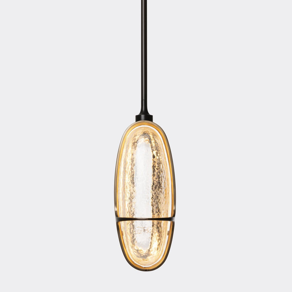 Ardin Textured Glass Pendant Lamp by Bling Lighting Studio
