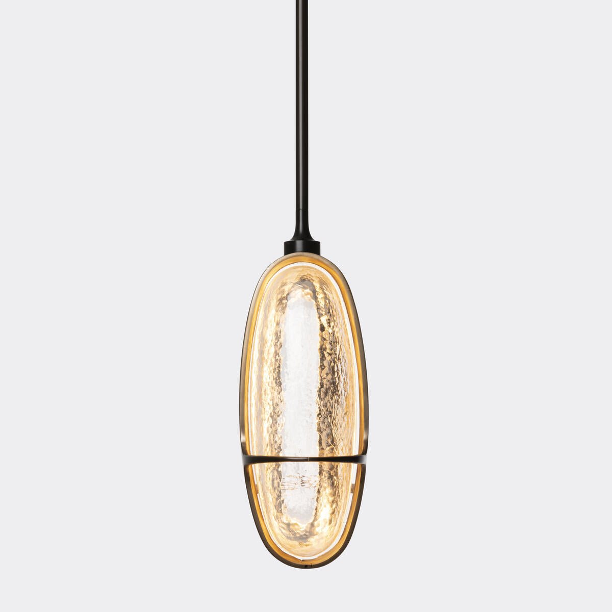 Ardin Textured Glass Pendant Lamp by Bling Lighting Studio