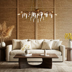 Jada Selenite Branch Chandelier 9 Light by Bling Lighting Studio