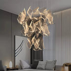 Jonas Postmodern Style Staircase Pendant Chandelier Light for high ceiling staircase and foyer lighting