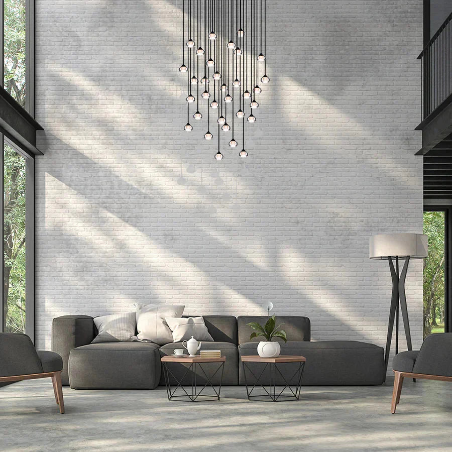 Kely Drop Stairwell Pendant Light for high ceiling staircase and foyer lighting