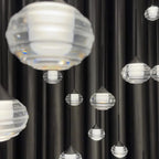 Kely Drop Stairwell Pendant Light for high ceiling staircase and foyer lighting