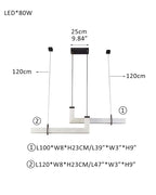 Up & Down Lighting Linear Brown Leather Alabaster Linear Pendant Lights Long 39“ 47”
