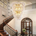 Talia Style Bubble Chandelier Small/Medium/Large for high ceiling staircase and foyer lighting