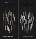 Large Crystal Chandelier for High Ceiling - Bling Lighting Studio