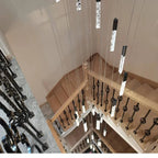 Large Crystal Chandelier for High Ceiling - Bling Lighting Studio