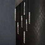 Large Crystal Chandelier for High Ceiling - Bling Lighting Studio