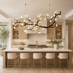 Wanos Ceramic Flower Branch Chandelier