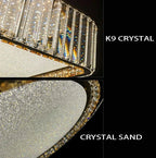 Lark Crystal Flush Mount Chandelier - Bling Lighting Studio