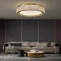 Lark Crystal Flush Mount Chandelier - Bling Lighting Studio