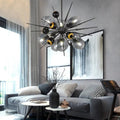 Laura Black Bubble Sputnik Chandelier - Bling Lighting Studio