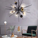 Laura Black Bubble Sputnik Chandelier - Bling Lighting Studio