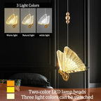 Led Butterfly Pendant Lights for high ceiling staircase and foyer lighting