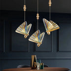 Led Butterfly Pendant Lights for high ceiling staircase and foyer lighting