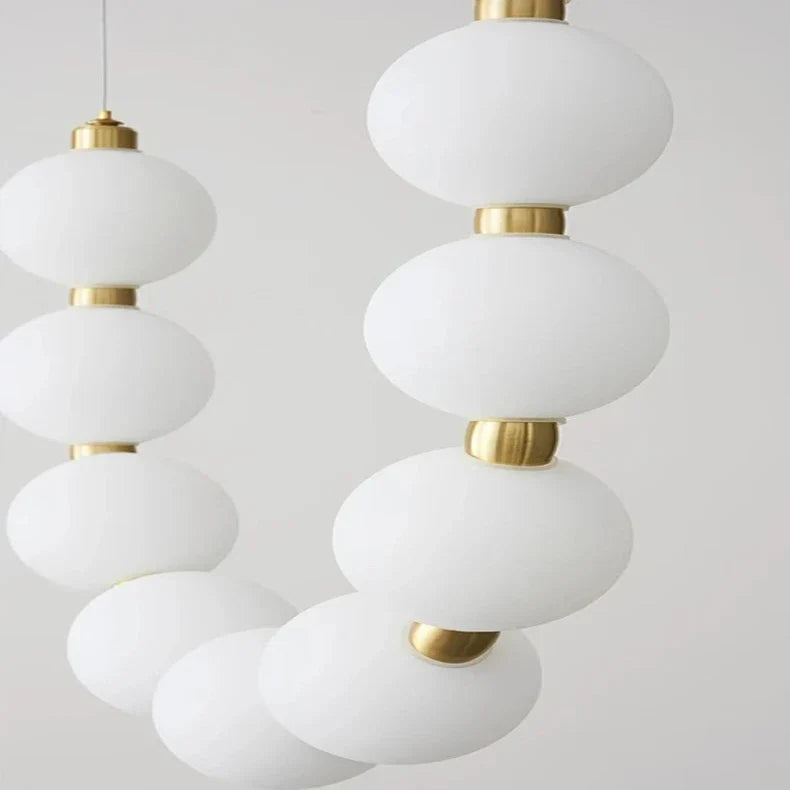 Lexi Modern Acrylic Orb Chandelier for high ceiling staircase and foyer lighting
