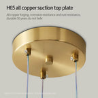 Lexi Modern Acrylic Orb Chandelier for high ceiling staircase and foyer lighting