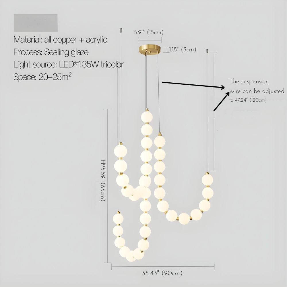 Lexi Modern Acrylic Orb Chandelier for high ceiling staircase and foyer lighting