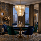 Liora Melted Murano Glass Chandelier by Bling Lighting Studio