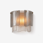Liora Melted Murano Glass Wall Lamp by Bling Lighting Studio