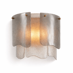 Liora Melted Murano Glass Wall Lamp by Bling Lighting Studio