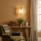 Liora Melted Murano Glass Wall Lamp by Bling Lighting Studio