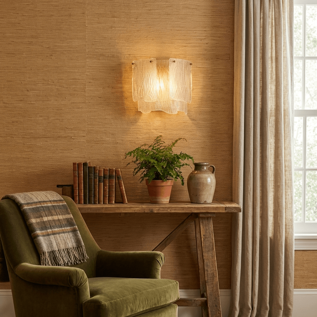 Liora Melted Murano Glass Wall Lamp by Bling Lighting Studio