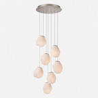 Liquid Glass Stone Pendant Light by Bling Lighting Studio