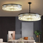Lucinda Black Crystal Chandelier - Bling Lighting Studio