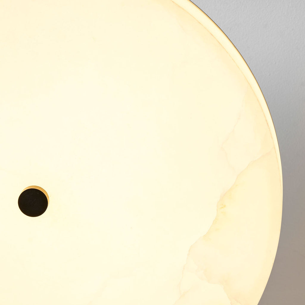Luma Linen Drum Ceiling Light by Bling Lighting Studio