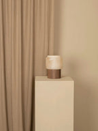 Luma Core Alabaster Table Lamp by Bling Lighting Studio