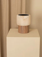 Luma Core Alabaster Table Lamp by Bling Lighting Studio