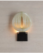 Lumen Rift Alabaster Wall Lamp by Bling Lighting Studio