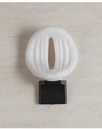 Lumen Rift Alabaster Wall Lamp by Bling Lighting Studio