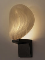 Lumen Rift Alabaster Wall Lamp by Bling Lighting Studio