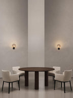 Lumen Rift Alabaster Wall Lamp by Bling Lighting Studio