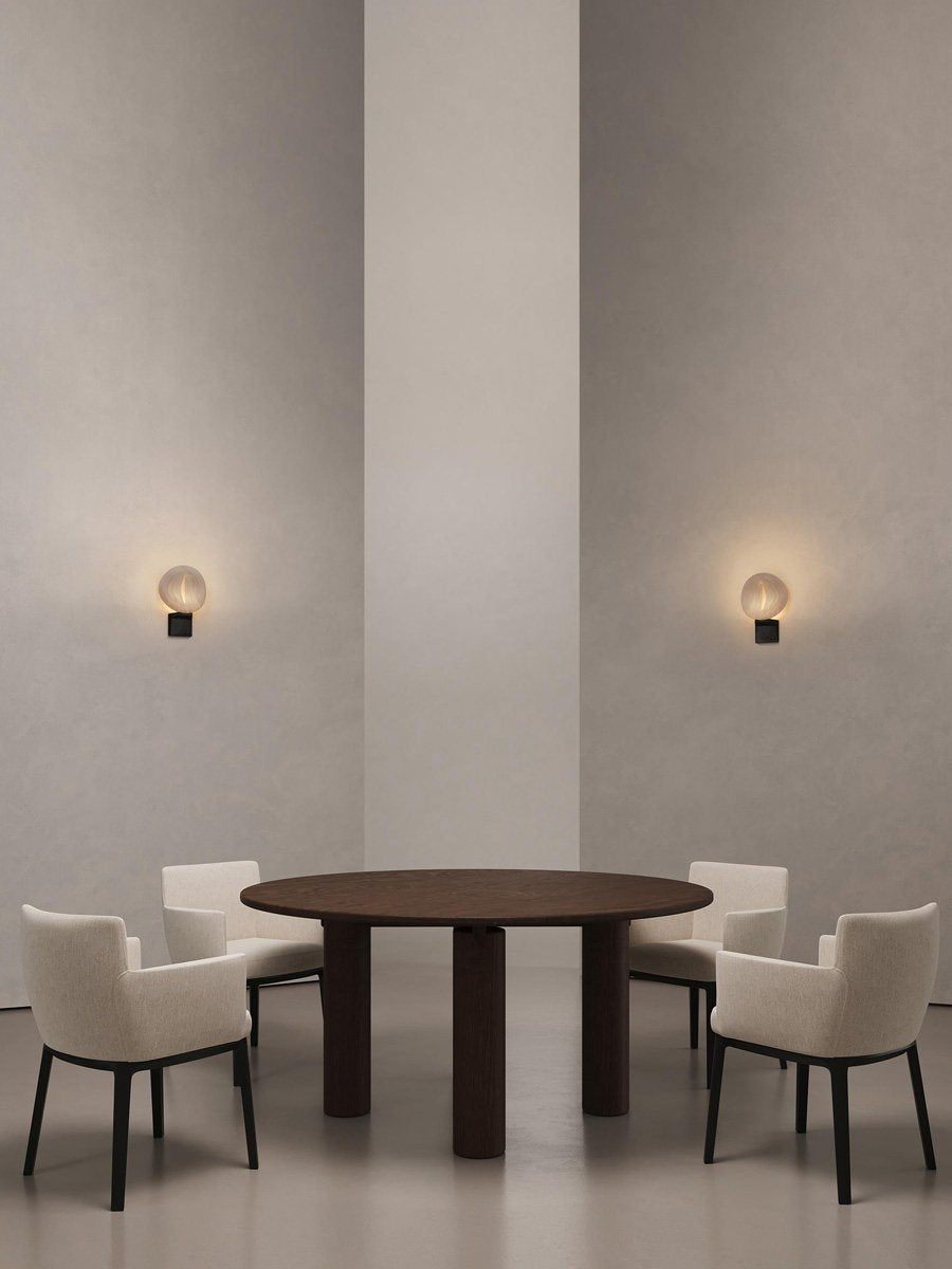 Lumen Rift Alabaster Wall Lamp by Bling Lighting Studio
