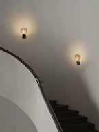 Lumen Rift Alabaster Wall Lamp by Bling Lighting Studio