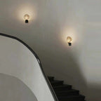 Lumen Rift Alabaster Wall Lamp by Bling Lighting Studio