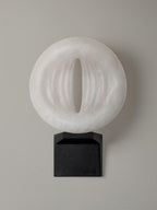 Lumen Rift Alabaster Wall Lamp by Bling Lighting Studio