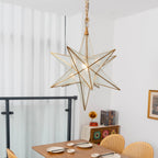 Luminara Murano Glass Star Chandelier by Bling Lighting Studio